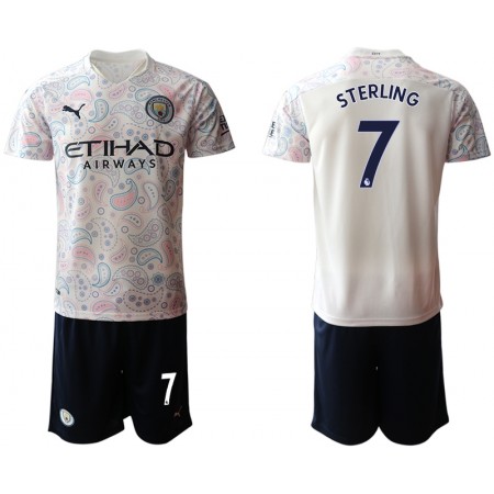 Tenue Manchester City Raheem Sterling 7 Enfant Troisieme 2020-2021 Maillot de Foot